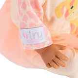 Tiny Treasure Brown Haired Doll Giraffe Outfit