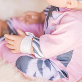 Tiny Treasure Blond Haired Doll Zebra Outfit