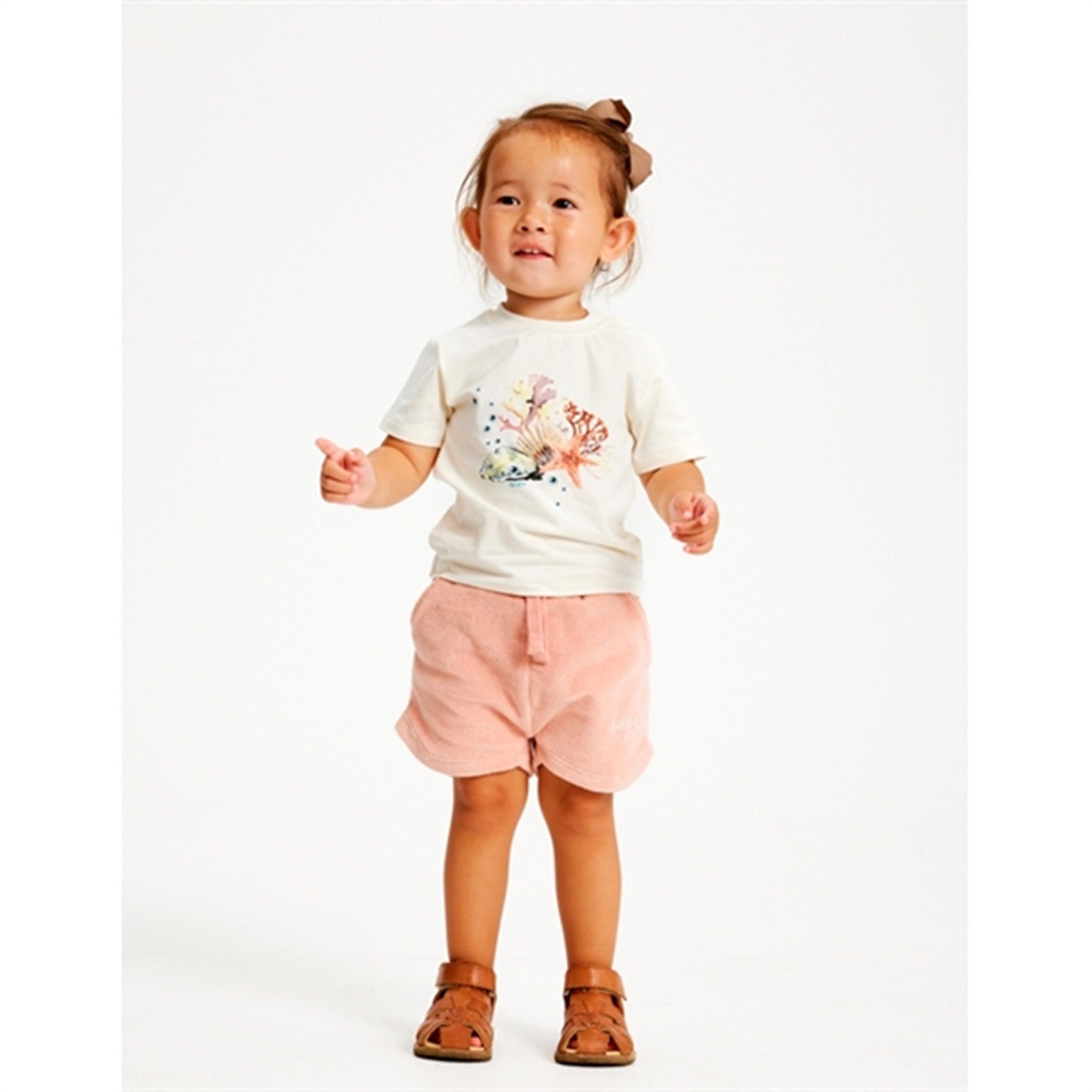 THE NEW Siblings Peach Beige Gertrud Terry Shorts 2
