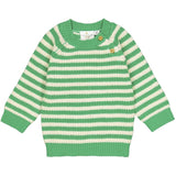 THE NEW Siblings Bright Green Ilfred Strikk Sweater