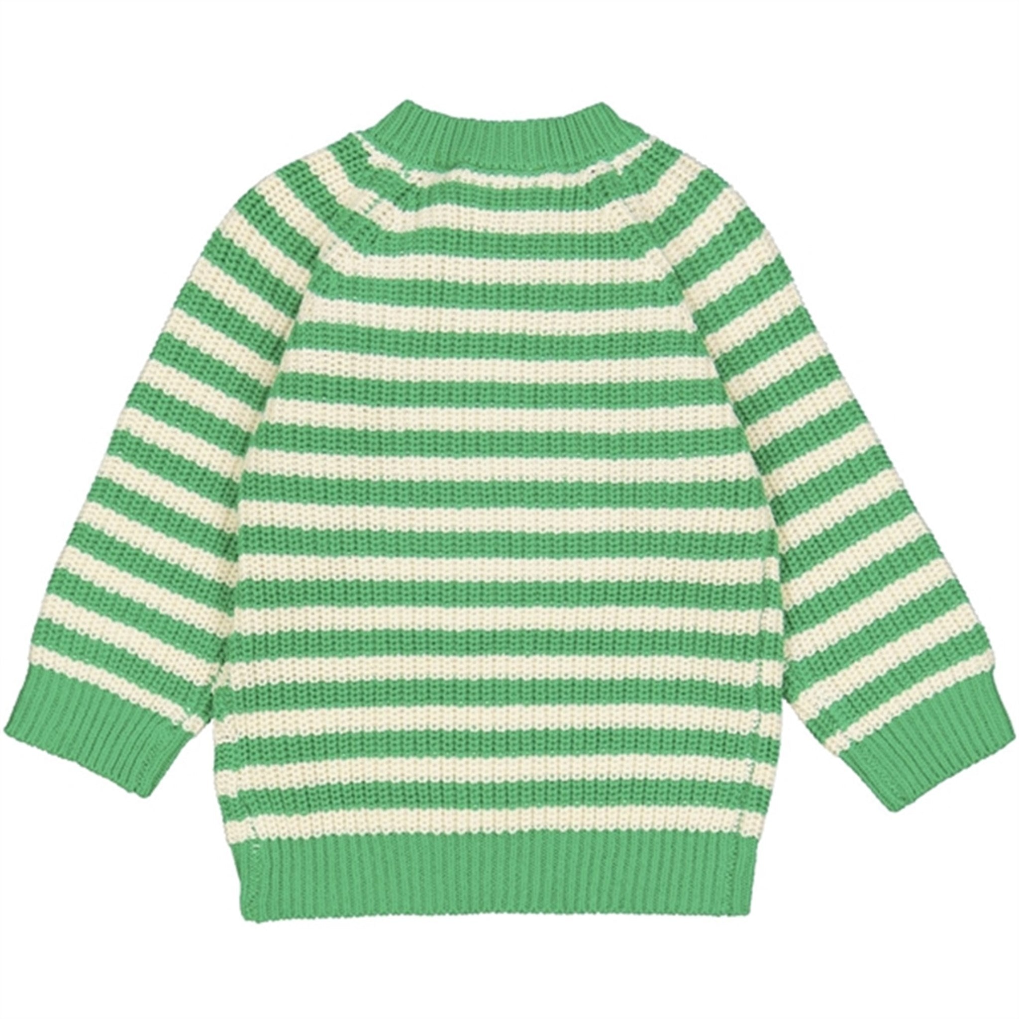 THE NEW Siblings Bright Green Ilfred Strikk Sweater 5