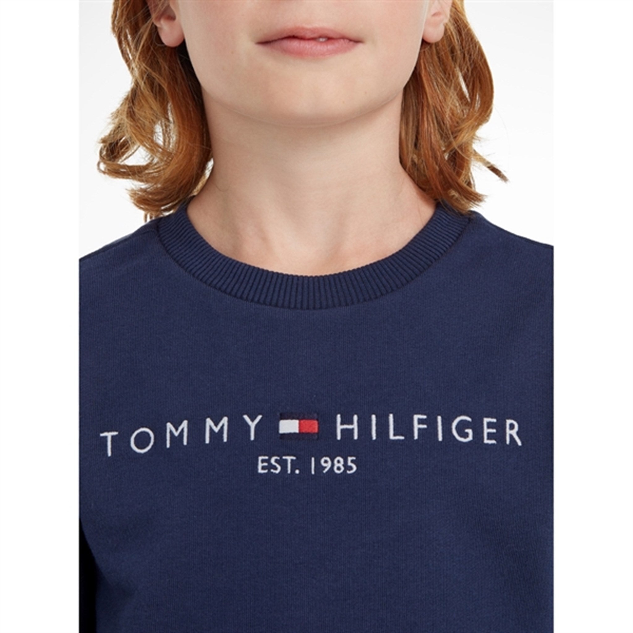 Tommy Hilfiger Essential Collegegenser Twilight Navy 5