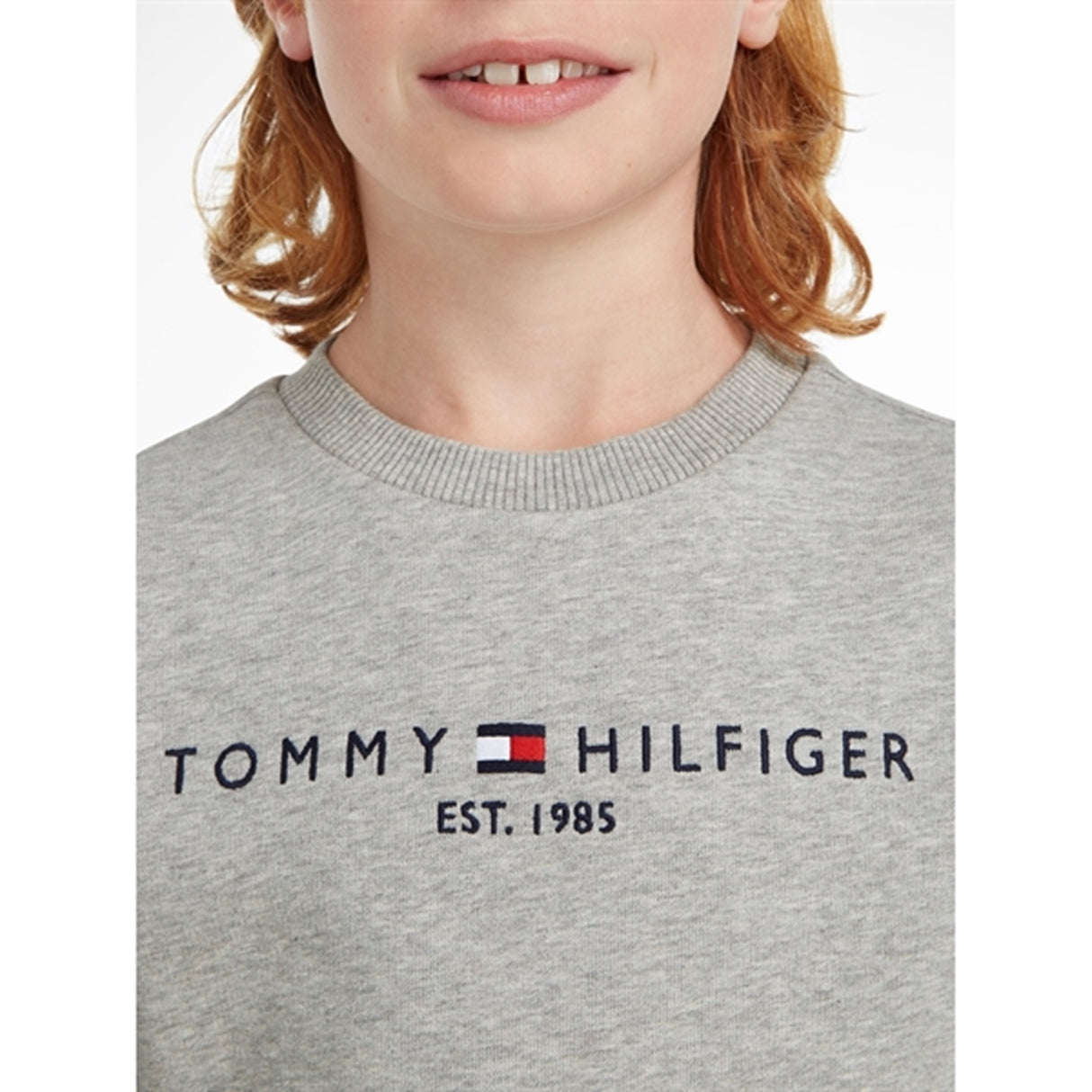 Tommy Hilfiger Essential Collegegenser Light Grey Heather