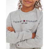 Tommy Hilfiger Essential Collegegenser Light Grey Heather