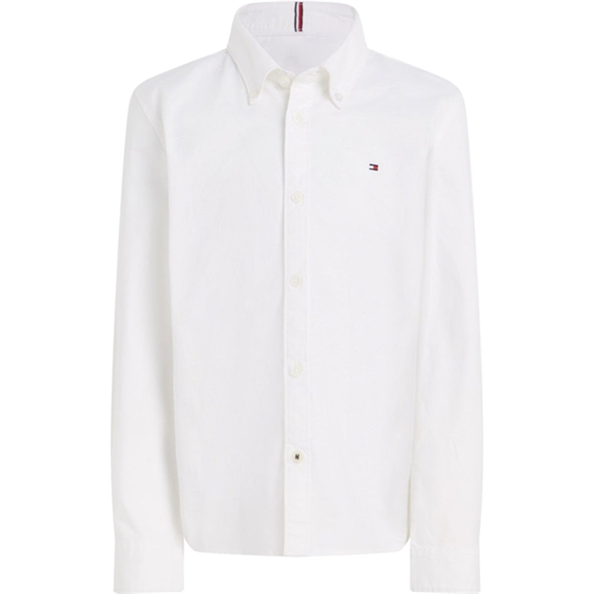 Tommy Hilfiger Boy Stretch Oxford Skjorte White