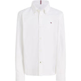 Tommy Hilfiger Boy Stretch Oxford Skjorte White