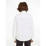 Tommy Hilfiger Boy Stretch Oxford Skjorte White
