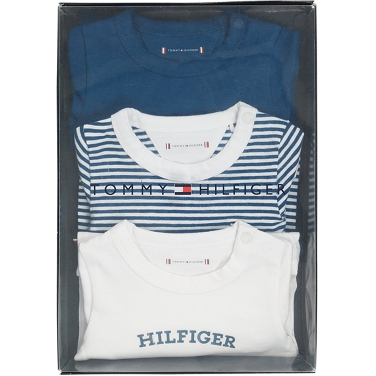 Tommy Hilfiger Baby Body 3-Pak Gaveeske Deep Indigo