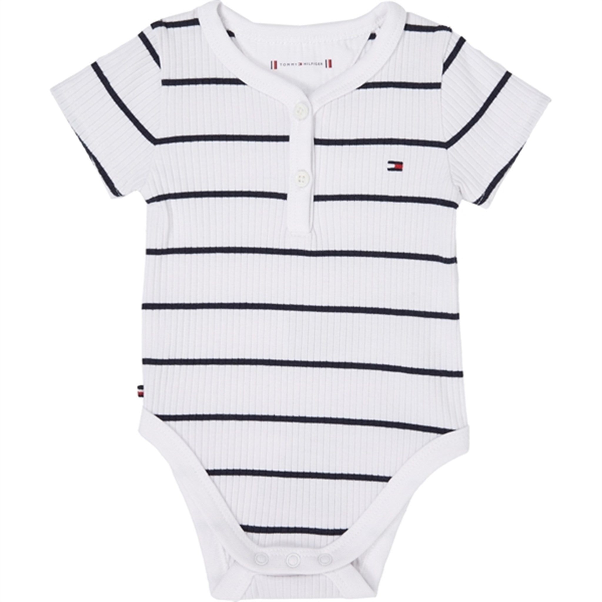 Tommy Hilfiger Baby Striped Rib Body White / Desert Sky Stripe