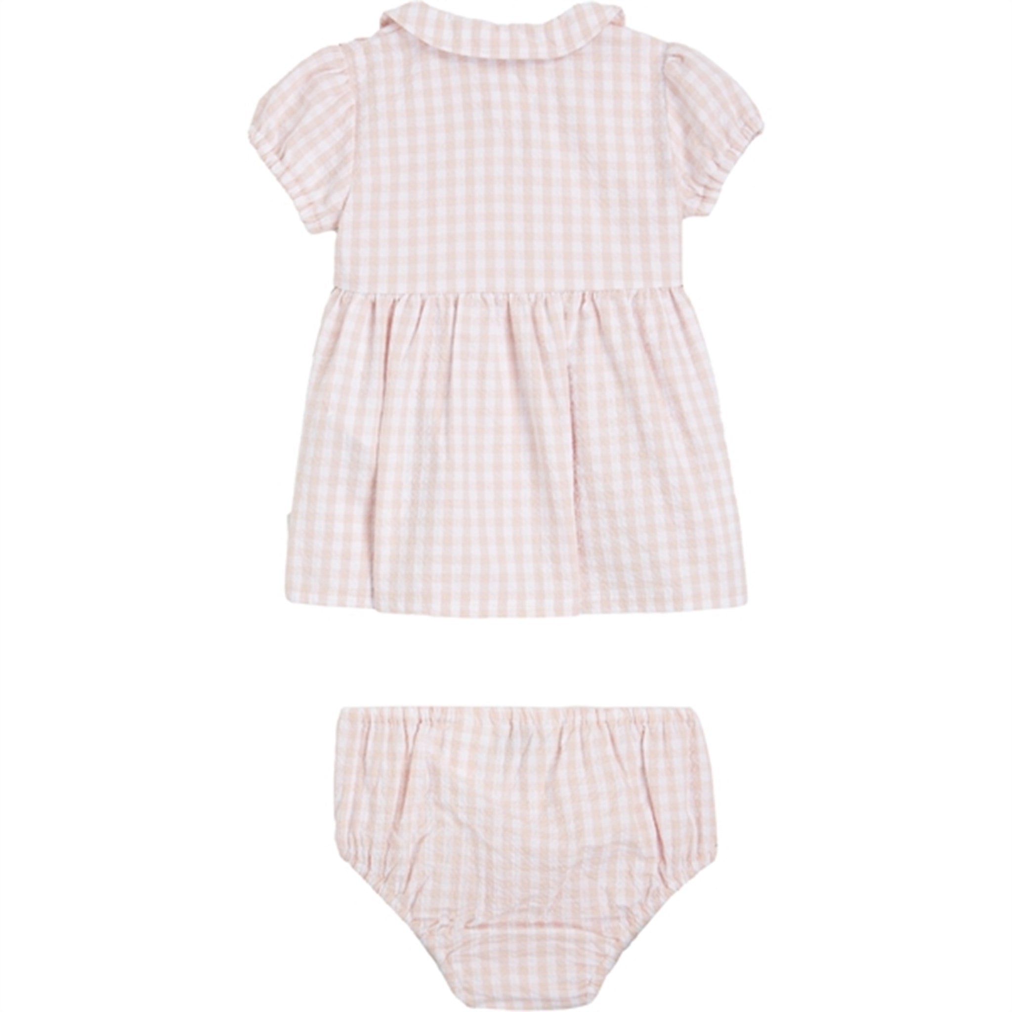 Tommy Hilfiger Baby Gingham Kjole White / Pink Check 3