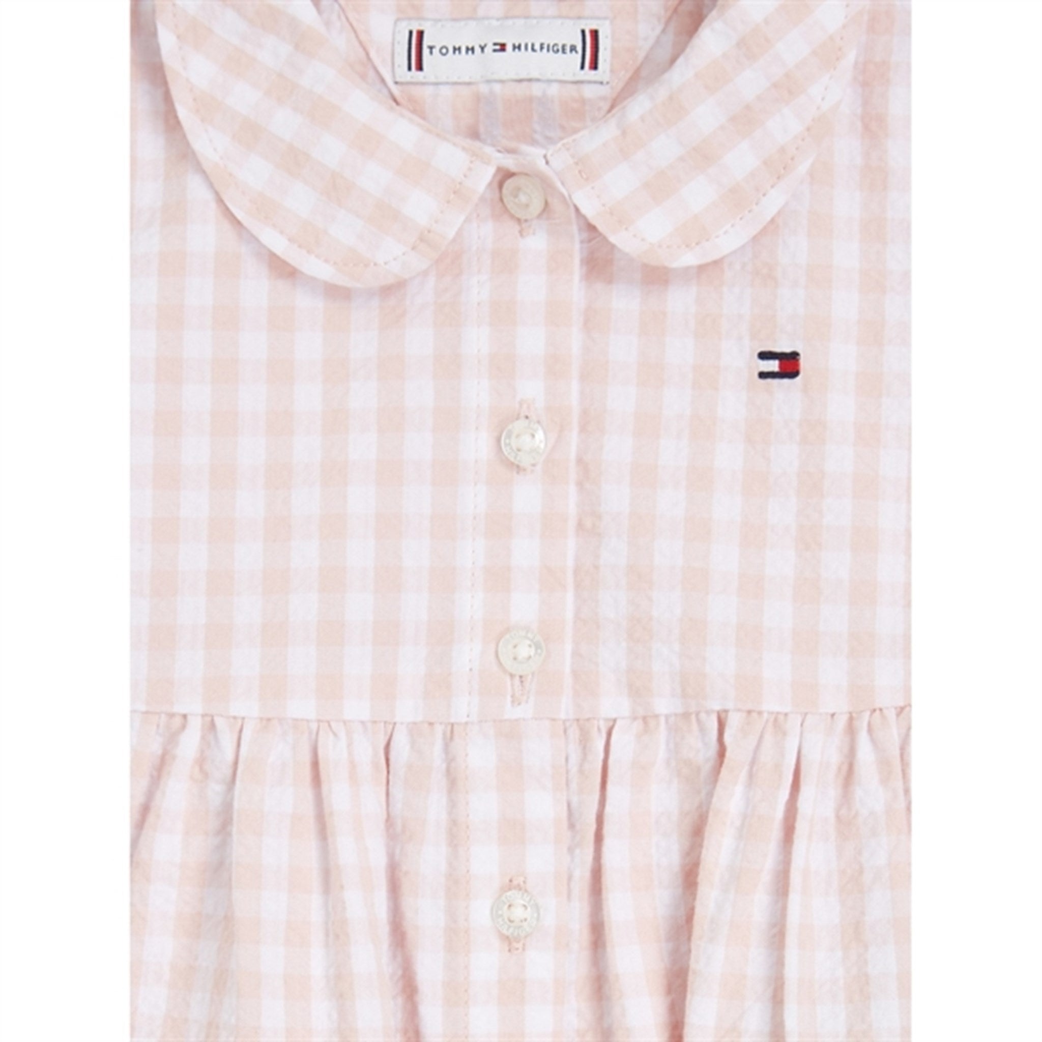 Tommy Hilfiger Baby Gingham Kjole White / Pink Check 2