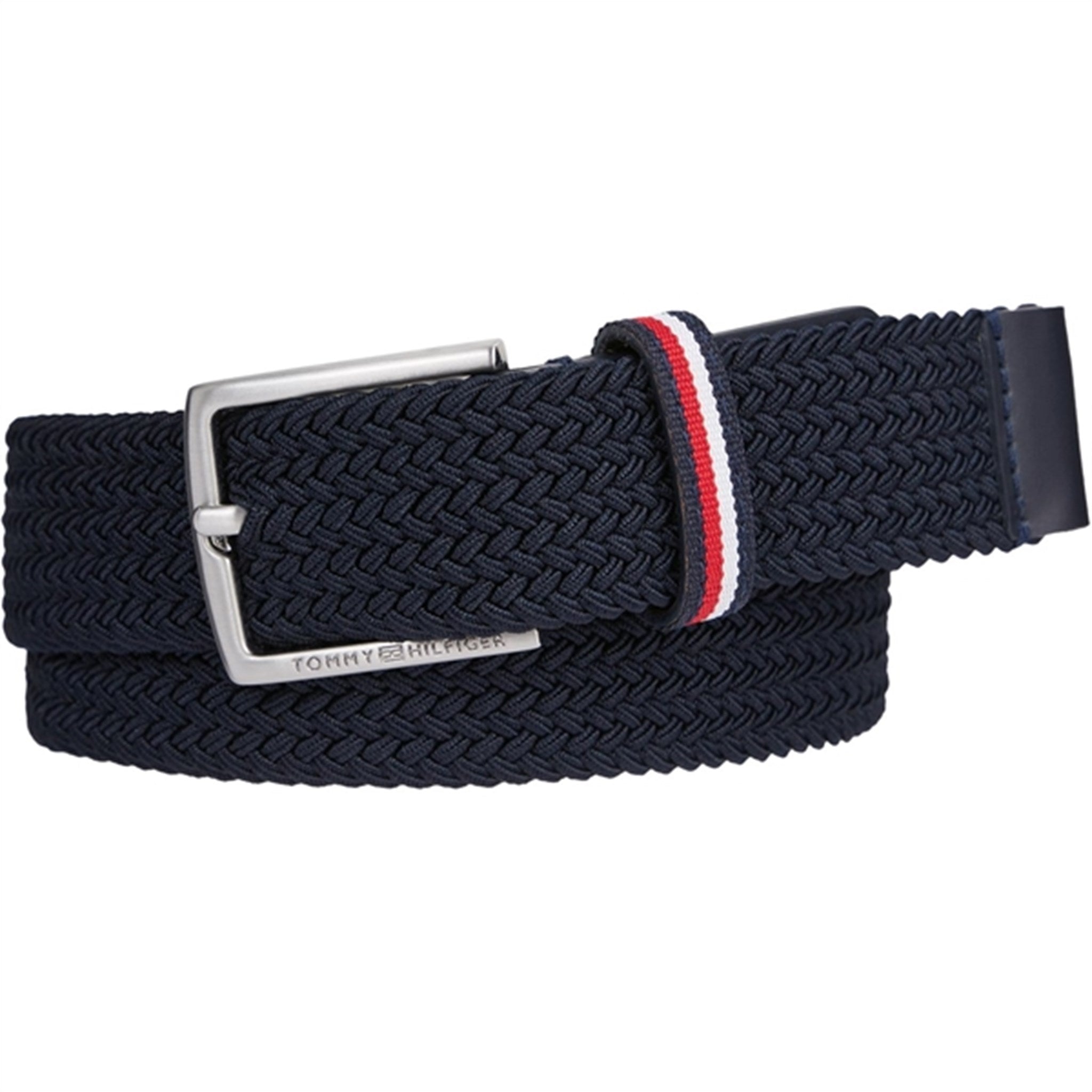 Tommy Hilfiger Elasticated Braided Belte Space Blue