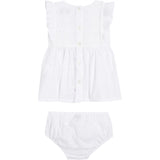 Tommy Hilfiger Baby Broderikjole White