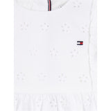 Tommy Hilfiger Baby Broderikjole White