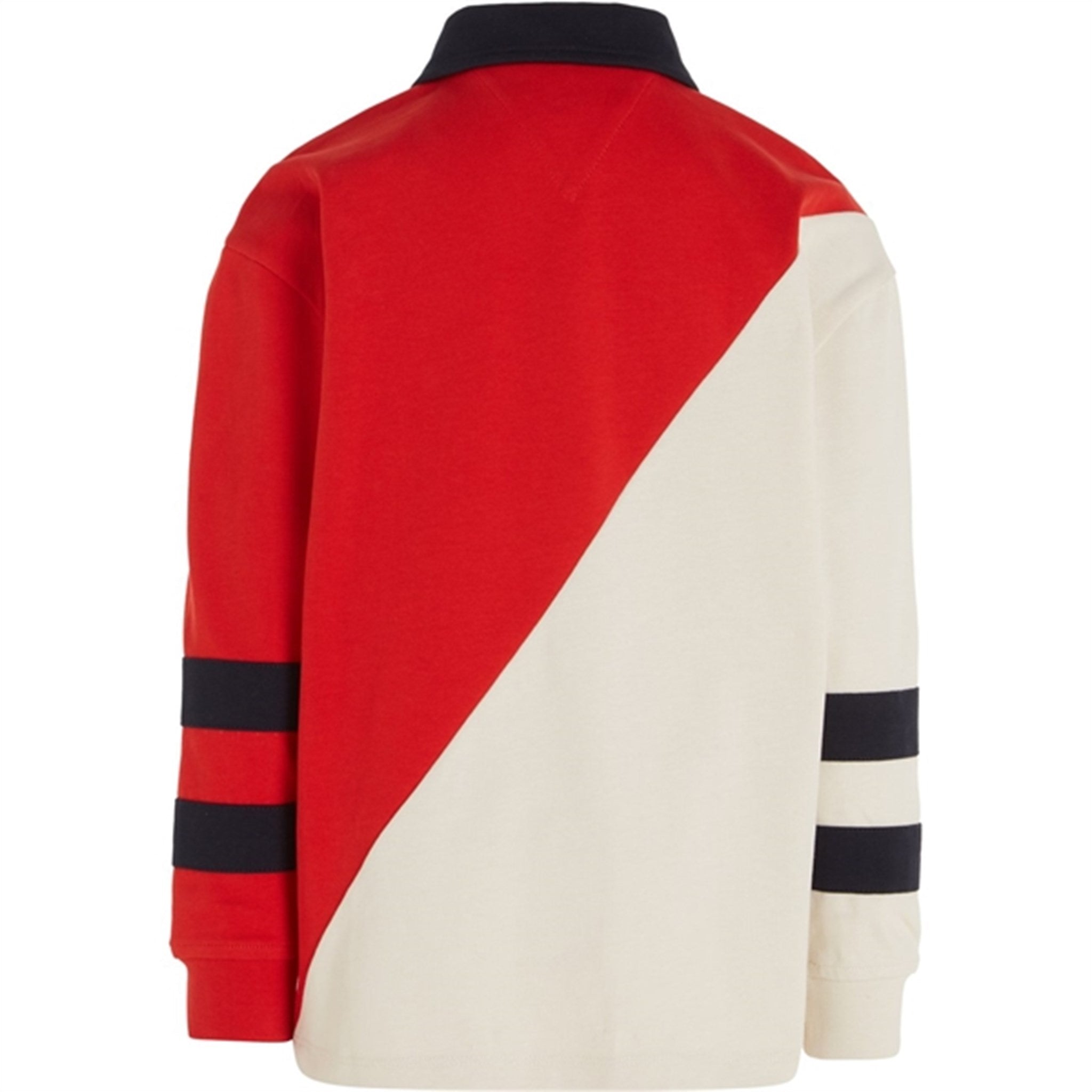 Tommy Hilfiger Colorblock Rugby Langærmet Polo Red/White Colorblock 2