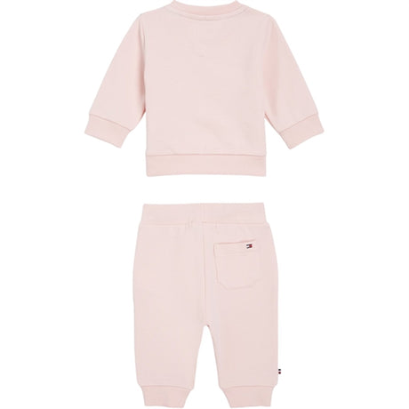 Tommy Hilfiger Baby Th Logo Sett Whimsy Pink