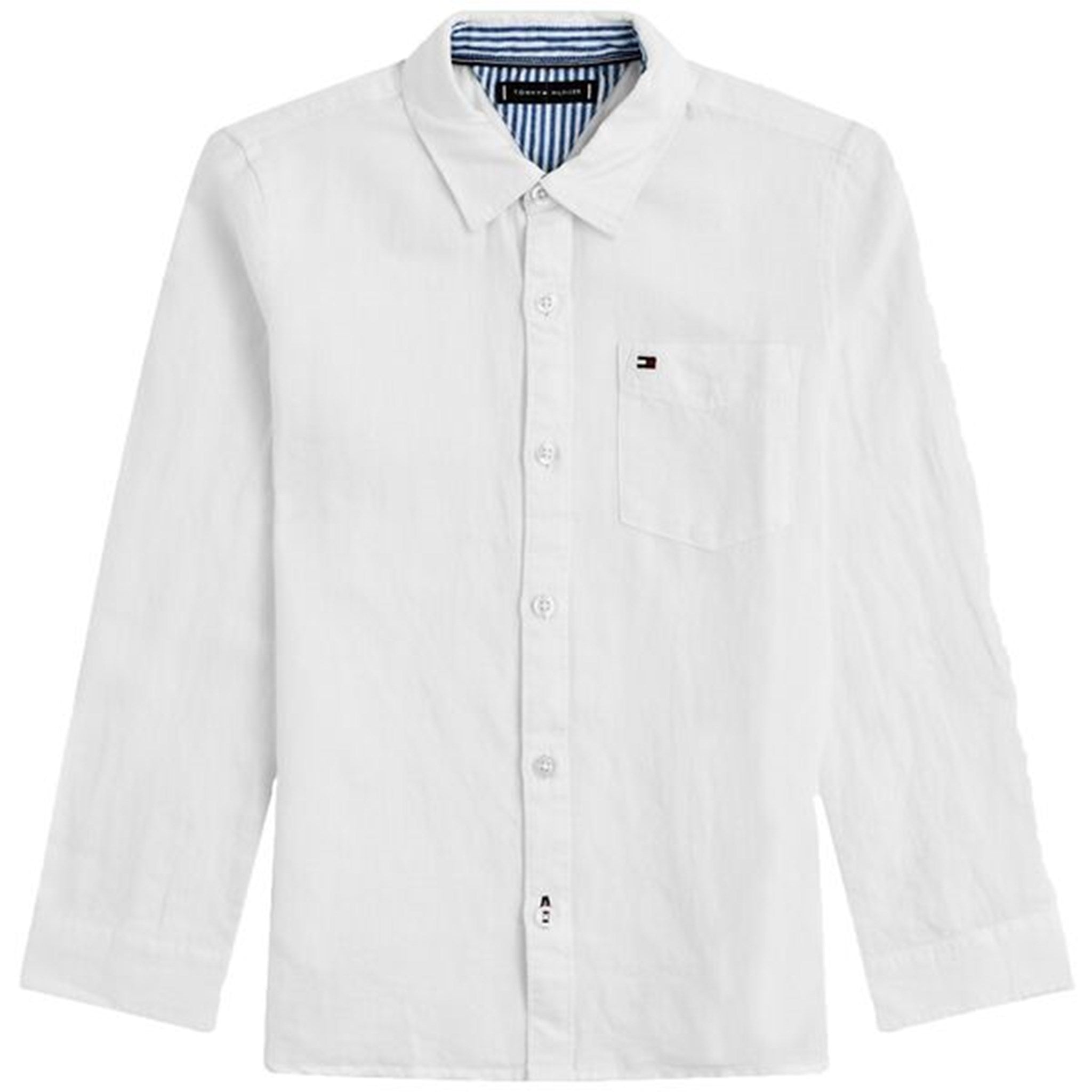 Tommy Hilfiger Essential Cotton Shirt Hvit