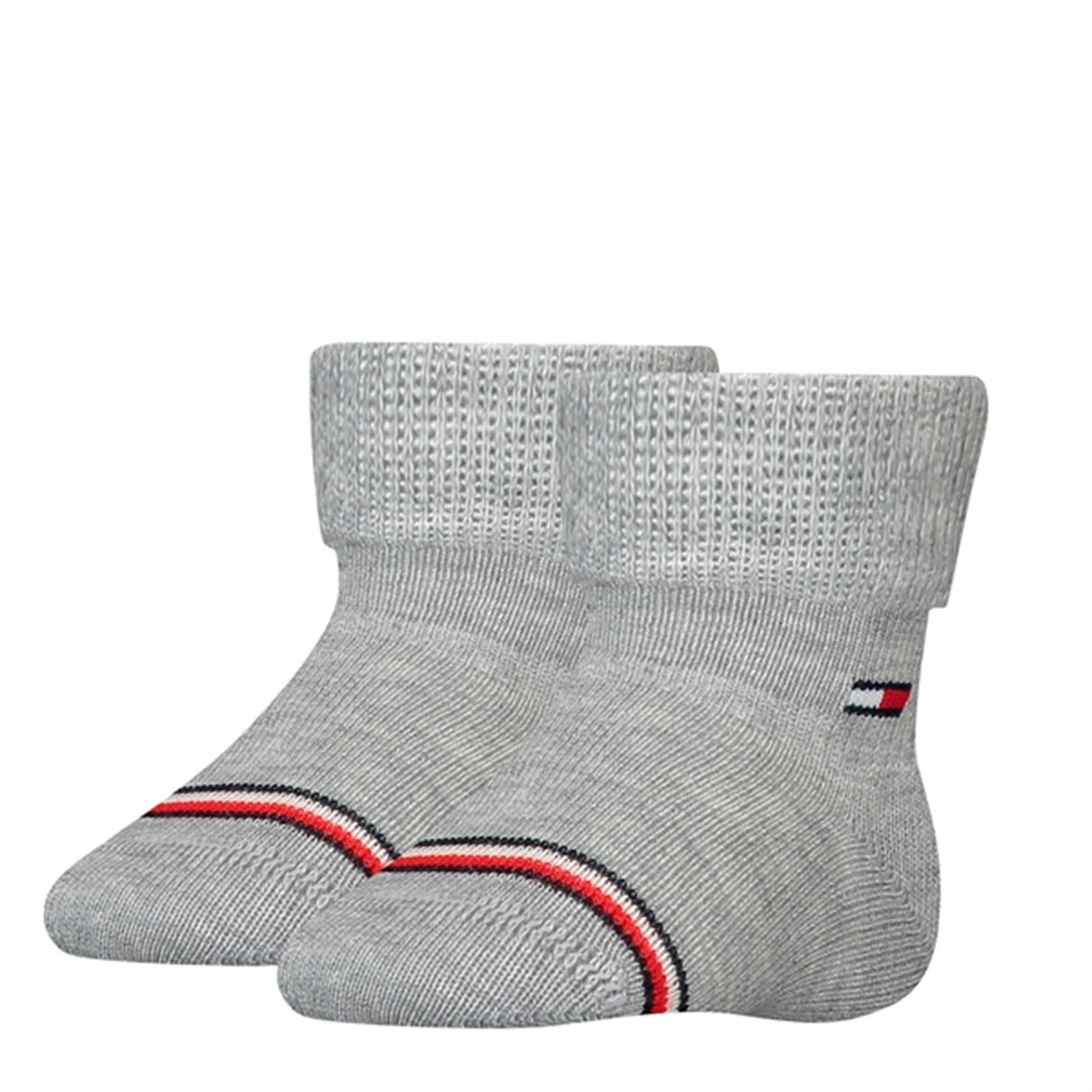 Tommy Hilfiger Baby 2-Pakning Sokker Light Grey Melange