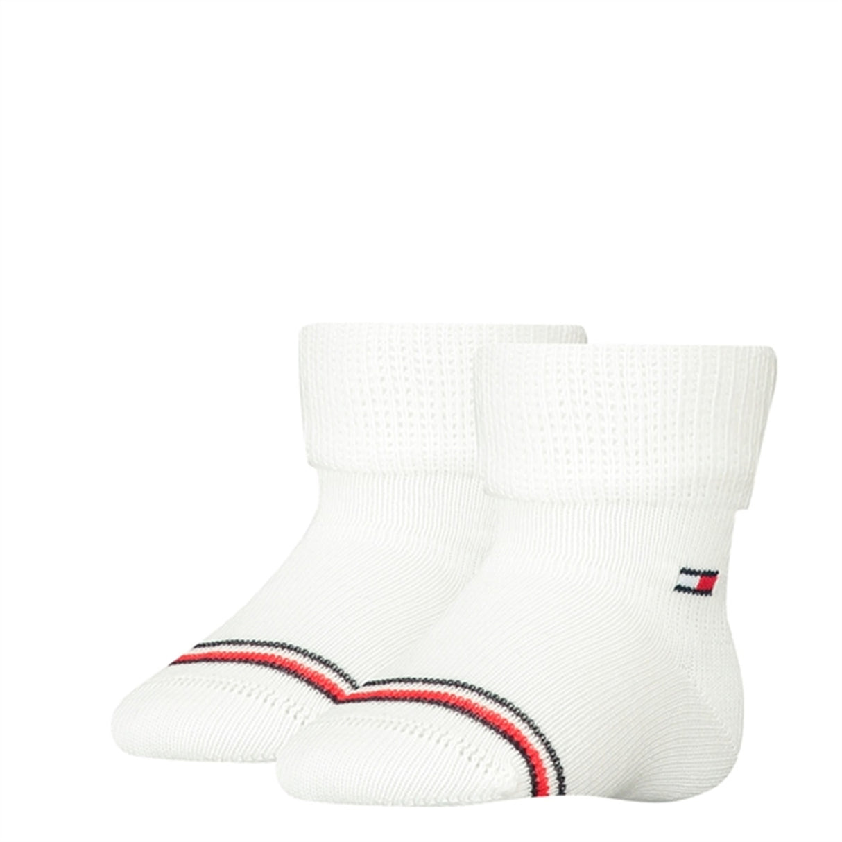 Tommy Hilfiger Baby 2-Pakning Sokker White