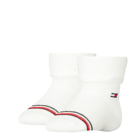 Tommy Hilfiger Baby 2-Pakning Sokker White