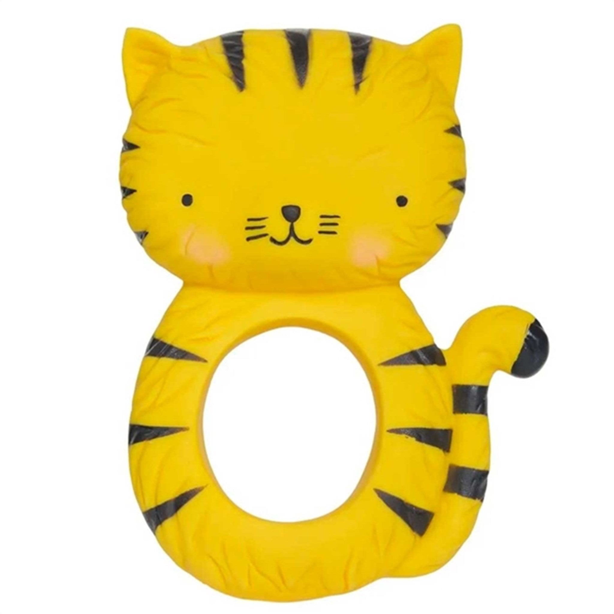 A Little Lovely Company Teether Ring Tiger