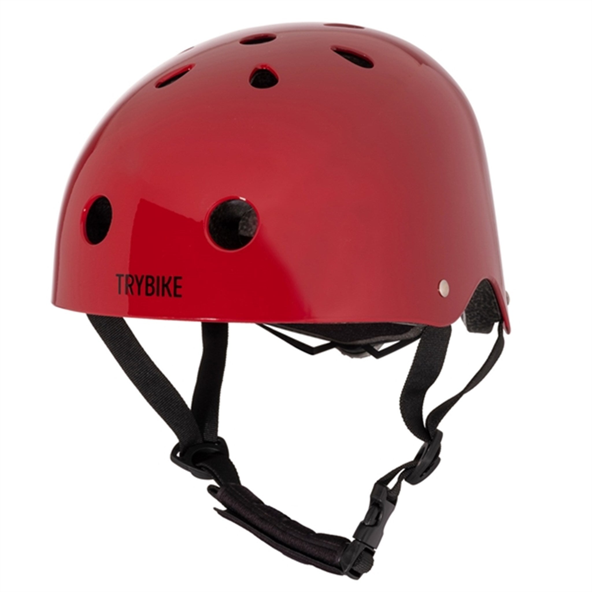 Trybike CoConut Ruby Red Helmet Retro Look
