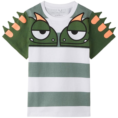 Stella McCartney White/Green T-Shirt