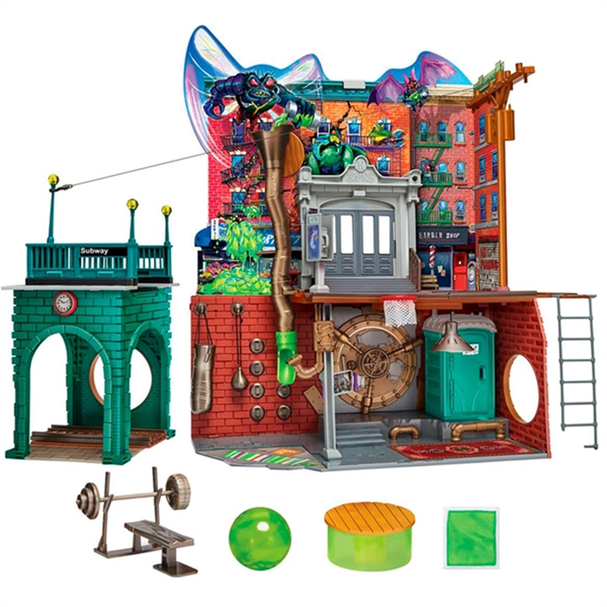 Turtles Mutant Mayhem Large Playset Sewer Lair Dlx