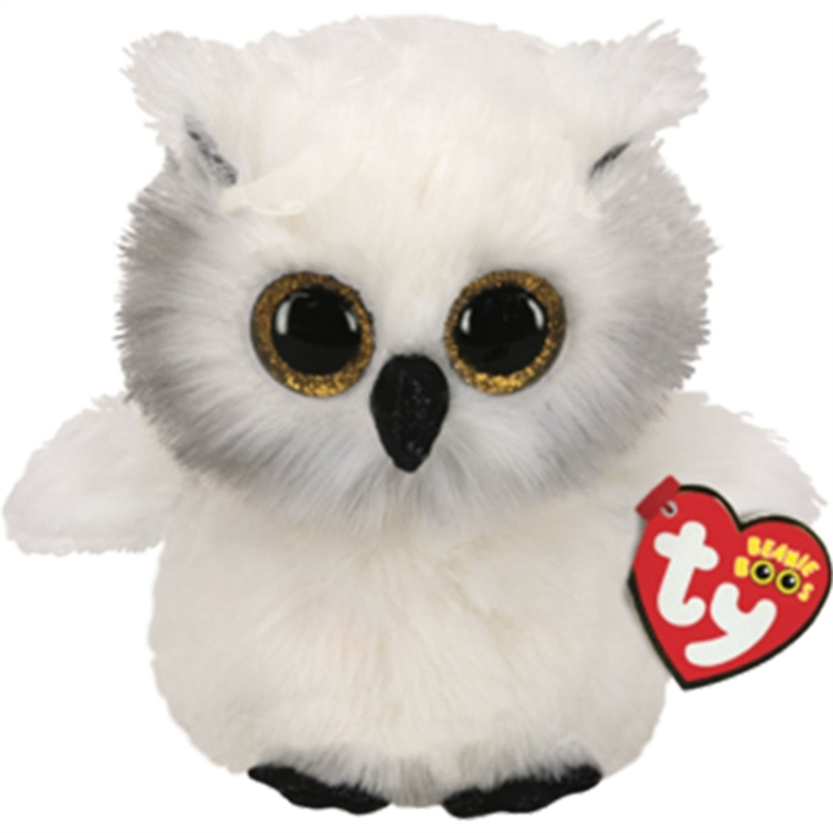 TY Beanie Boos Austin - Ugle White Reg