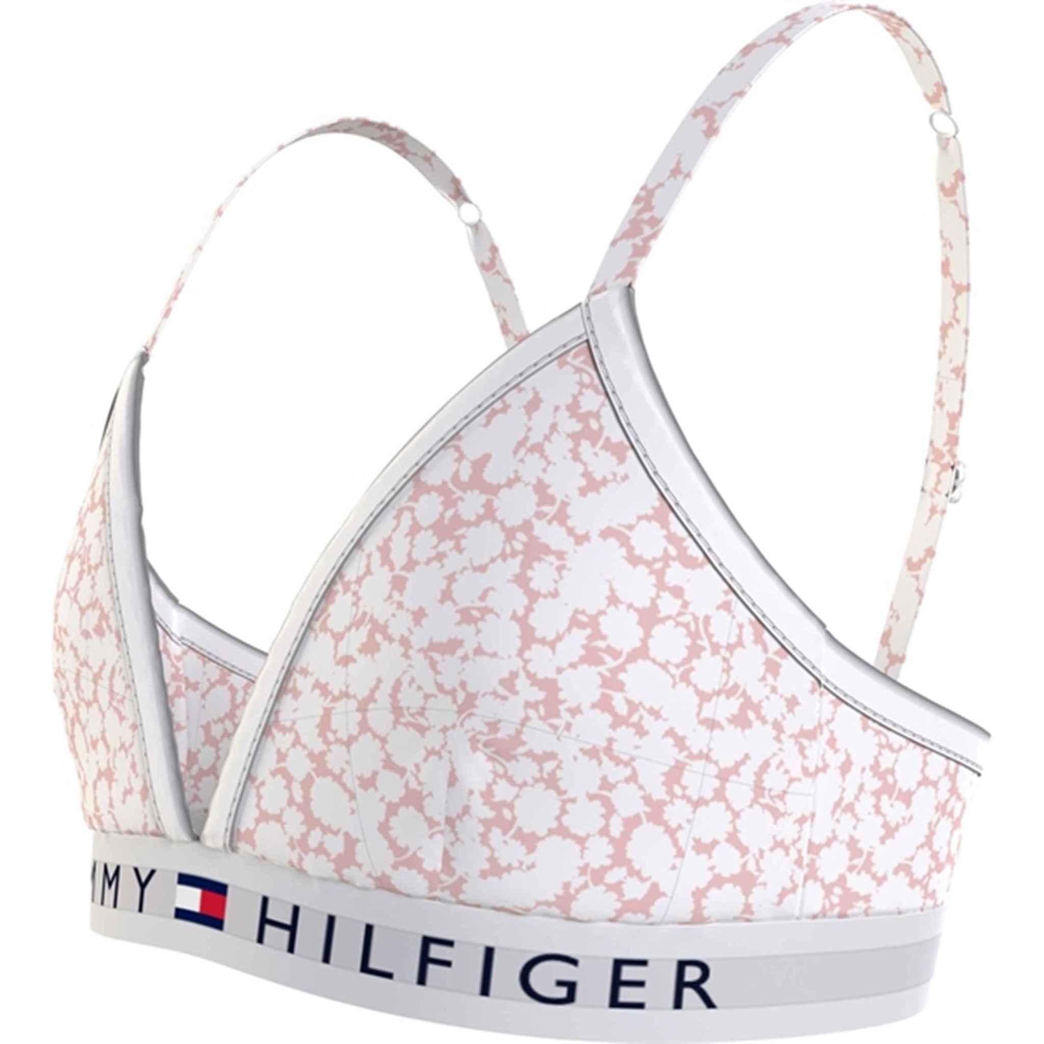 Tommy Hilfiger Vattert Trekant-BH Printed Floral Whimsy Pink 3