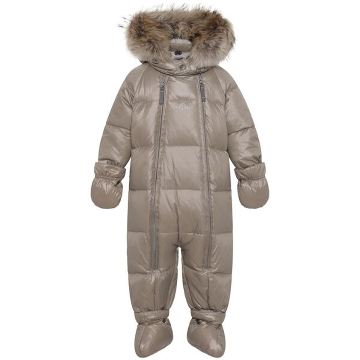 Ver de Terre Featherlight Baby Flyverdragt m. Pels Caramel