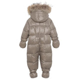 Ver de Terre Featherlight Baby Flyverdragt m. Pels Caramel