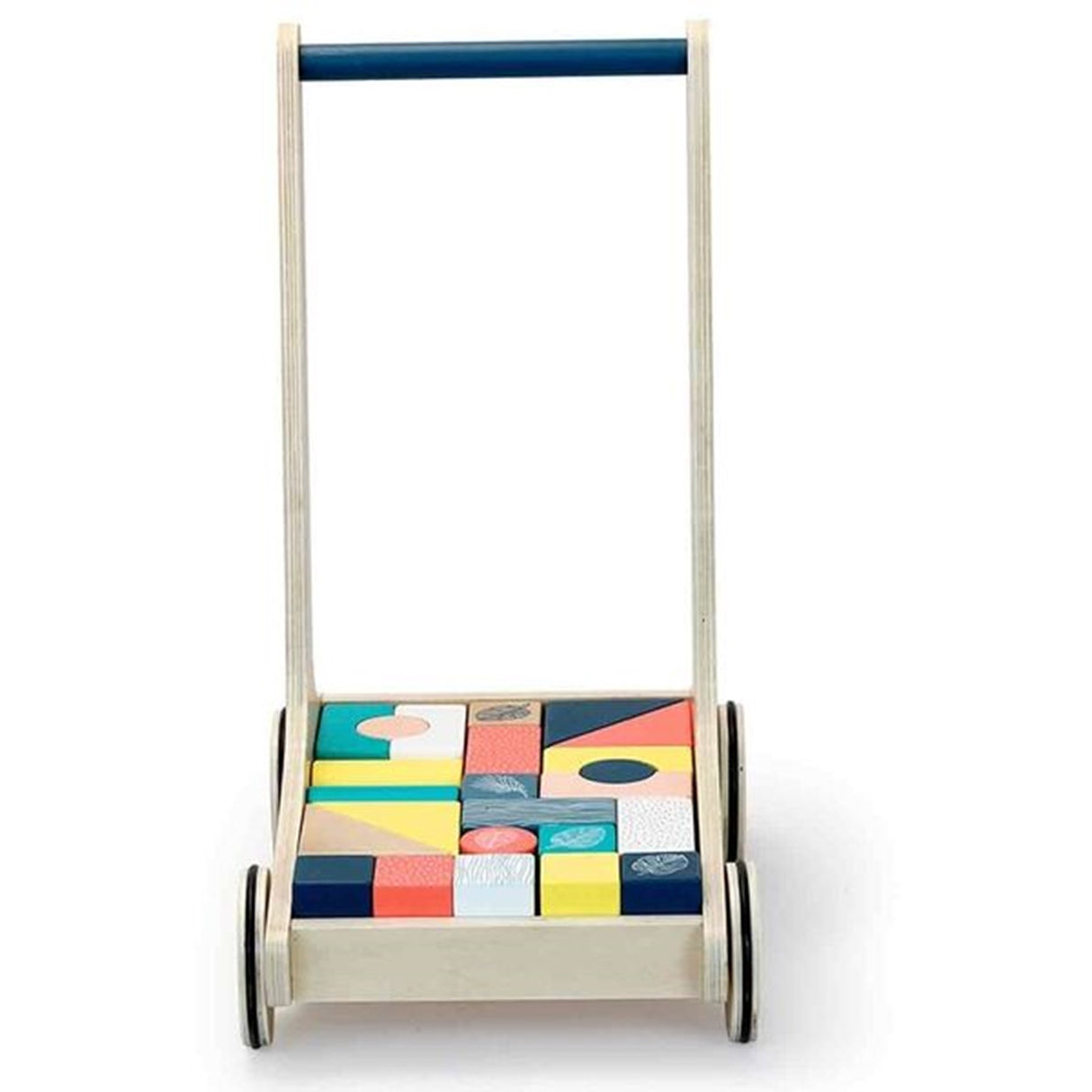 Vilac Wooden Walker with Blocks