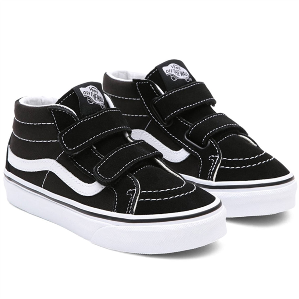 VANS Old Skool Black/True WhiteSK8-Mid Reissue V Black/True White  Sko