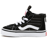 VANS Sk8 Hi Zip Black/White Sko 4