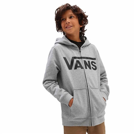 VANS Classic Zip Hoodie II Cement Heather/Black