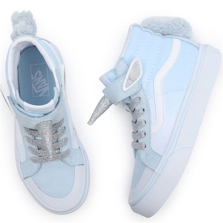 VANS SK8 Hi Unicorn Delicate Blue Silver Sko 2