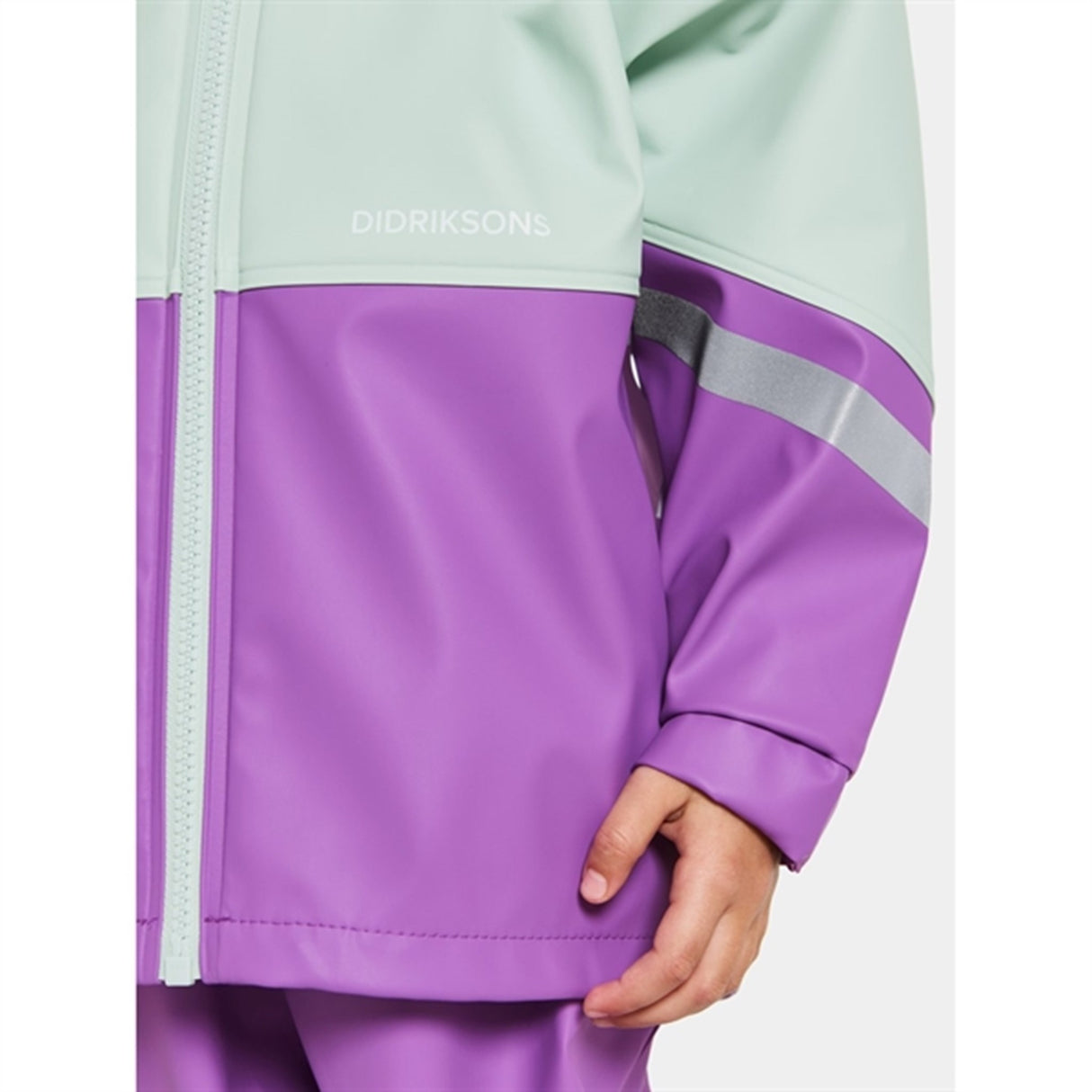 Didriksons Pale Mint Waterman Kids Regntøy
