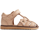 Wheat Sandal Closed Toe Sky Flower Beige Rose 2