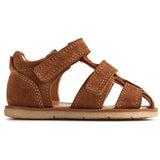 Wheat Sandal Closed Toe Baya Cognac 2