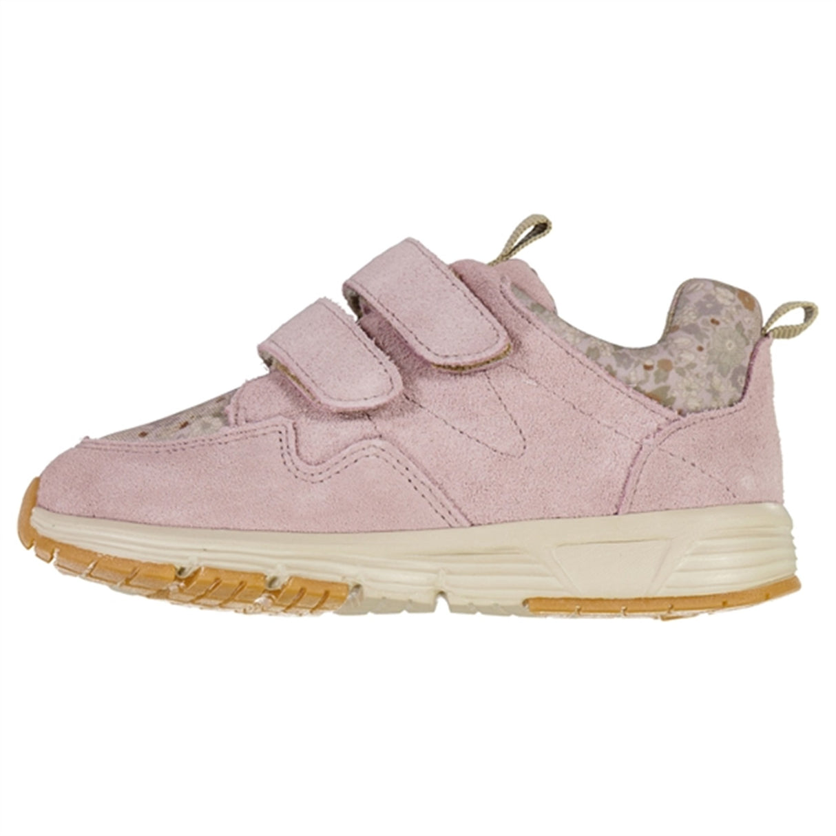 Wheat Borrelås Sneakers Toney Soft Lilac Flowers