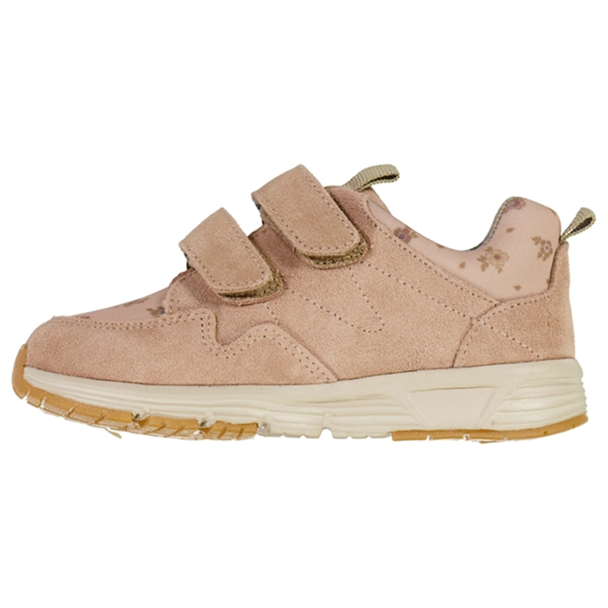 Wheat Borrelås Sneakers Toney Rose Beige Flowers