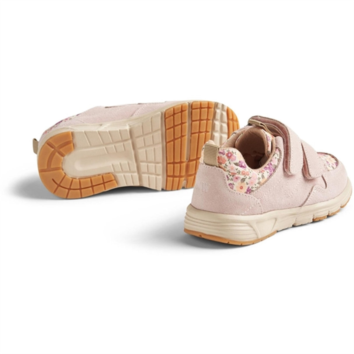 Wheat Sneaker Double Borrelås Toney Print Rose Ballet