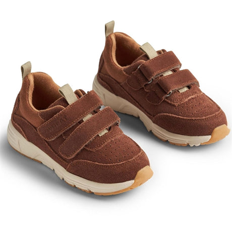 Wheat Sneaker Double Borrelås Alin Cognac