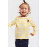 Wood Wood Double A Kim Bluse Off-white/Gul Stribet