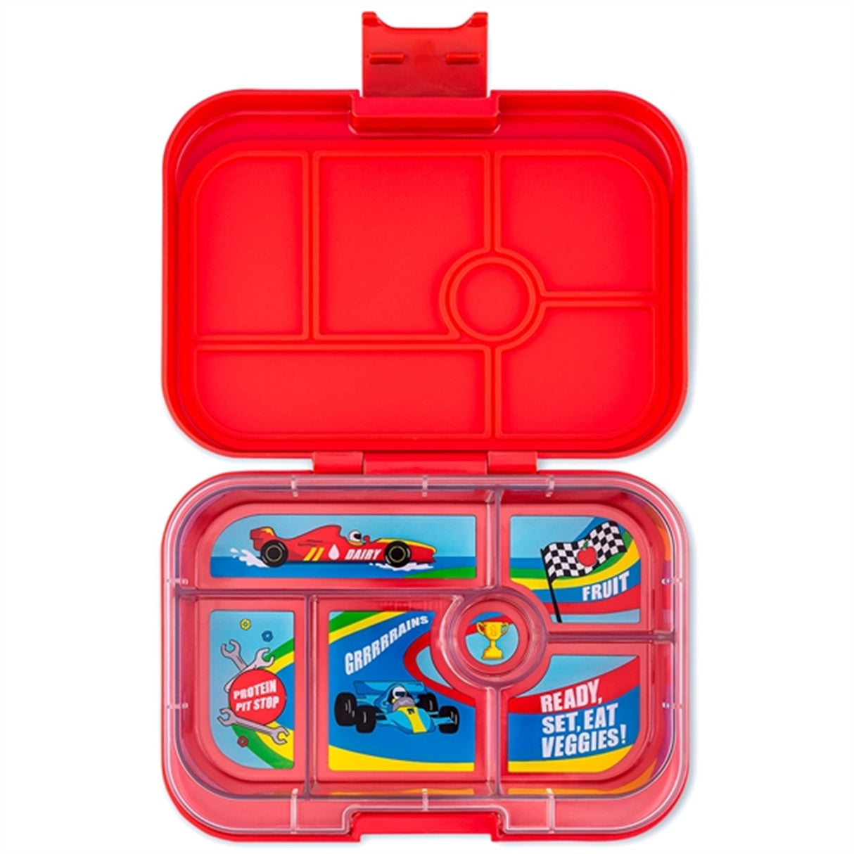 Yumbox Original 6 Rum Matboks Roar Red Race Cars