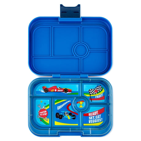 Yumbox Original 6 Rum Matboks Surf Blue Race Cars