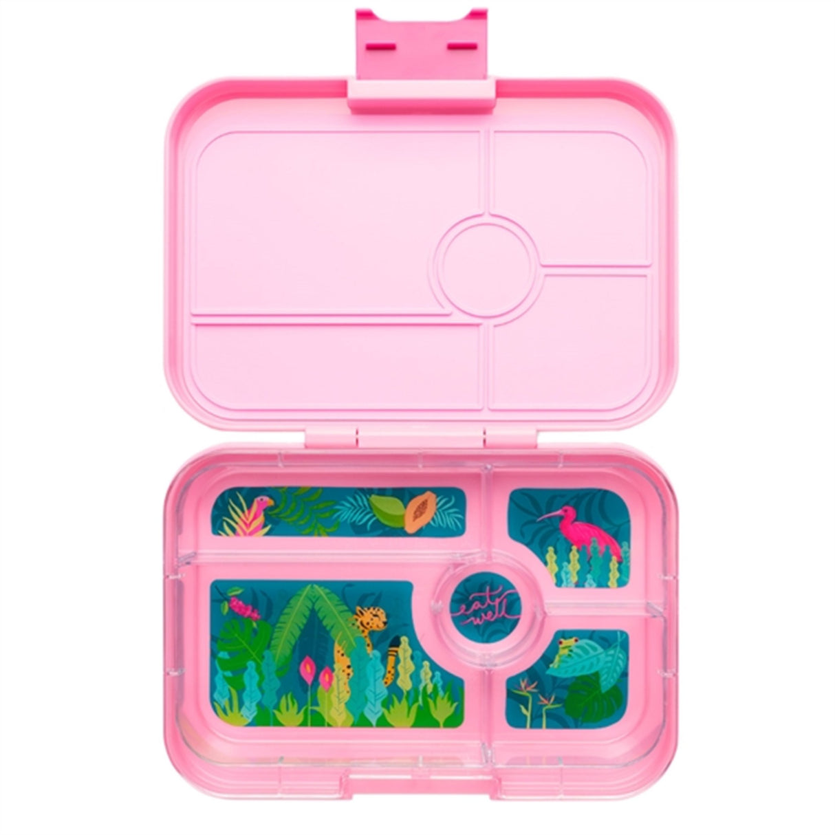 Yumbox Tapas XL 5 Sections Lunch Box Capri Pink/Jungle Pastel