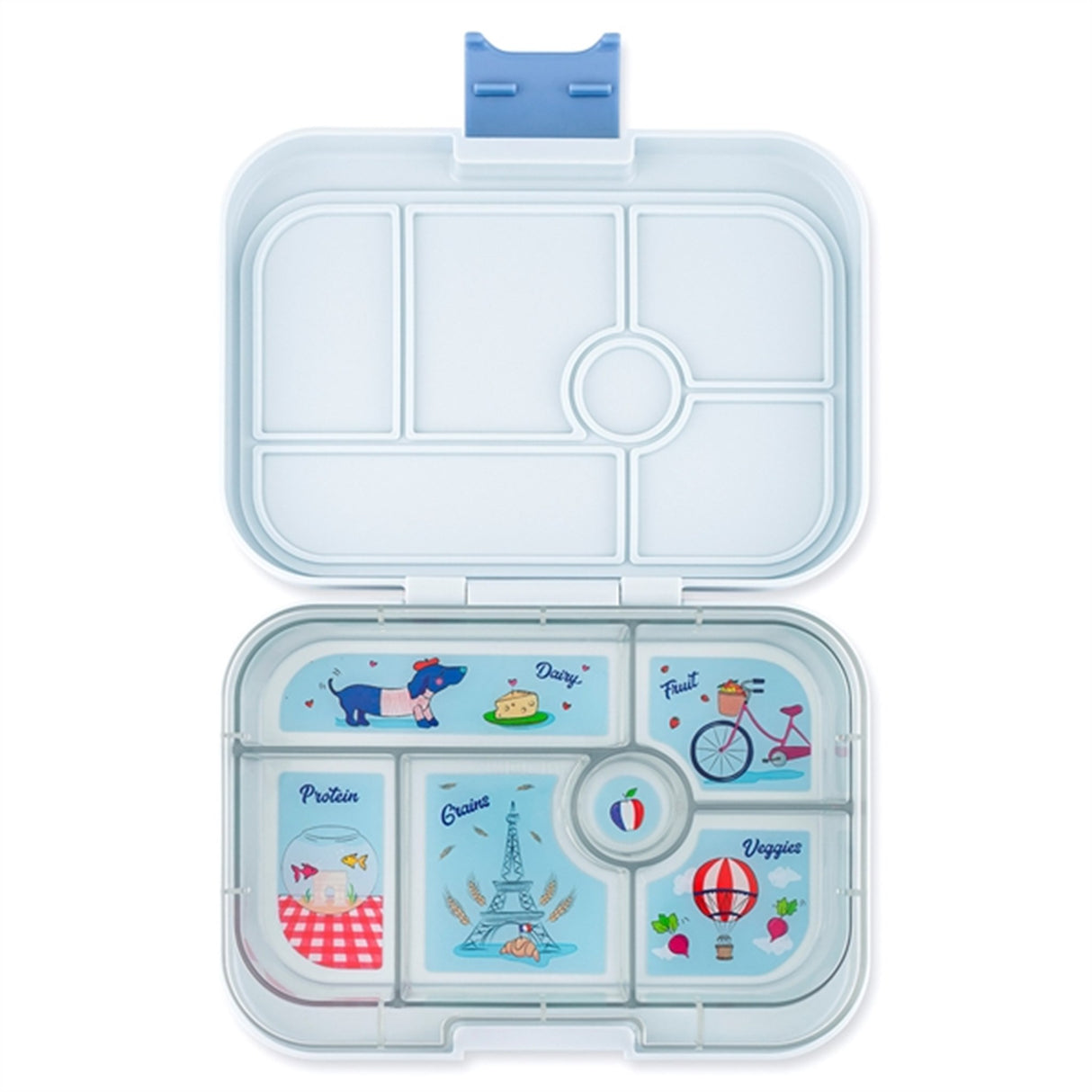 Yumbox Original 6 Rum Matboks Hazy Gray Paris