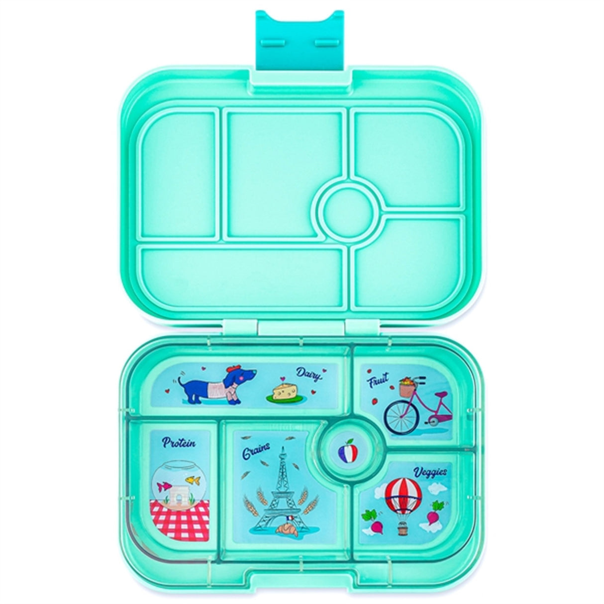 Yumbox Original 6 Rum Matboks Serene Aqua Paris